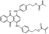 1,4-bis(4-(2-methacryloxyethyl)phenylamino)anthraquinone