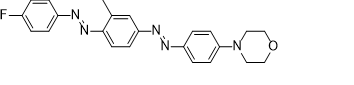 4-(4-((E)-(4-((E)-(4-fluorophenyl)diazenyl)-3-methylphenyl)diazenyl)phenyl)morpholine