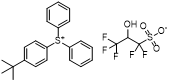 4-tert-butylphenyldiphenylsulfonium 2-hydroxy-1,1,3,3,3-pentafluoropropanesulfonate